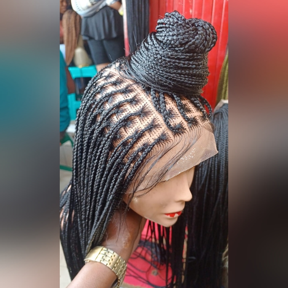 Full 360 lace wig box braids